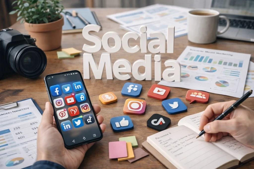 Social media's role in digital marketing