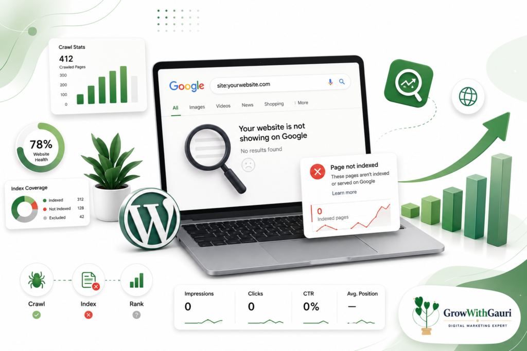 Wordpress Website not ranking on google